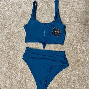 Zaful 2-piece swim - Turquoise